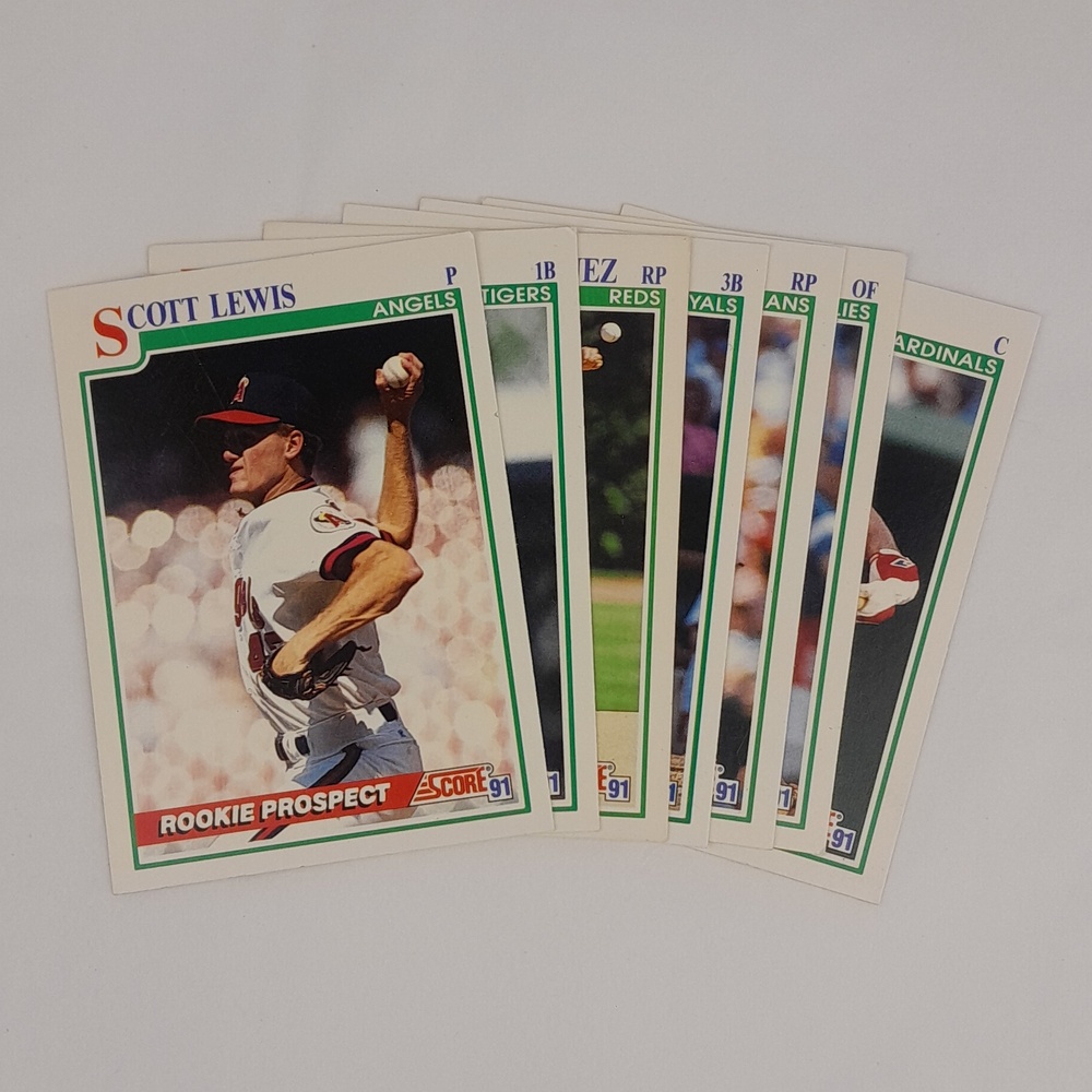 Vintage 1991 Score Rookie Prospect Baseball Cards
